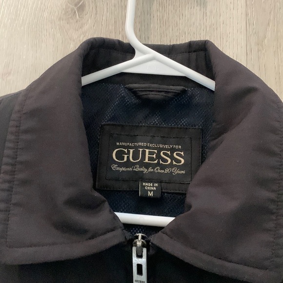 GUESS Men's Nylon size M black lightweight Jacket - Picture 2 of 11